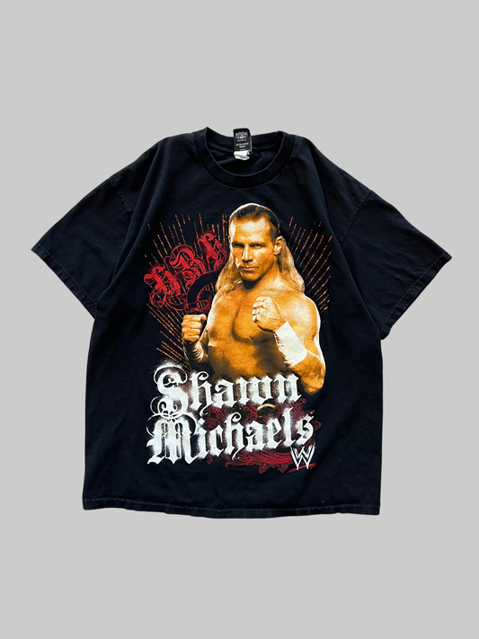 Black 00s WWE Shawn Michaels T-Shirt (L)