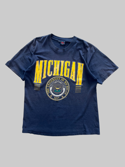 Navy 90s Michigan University T-shirt (XL)