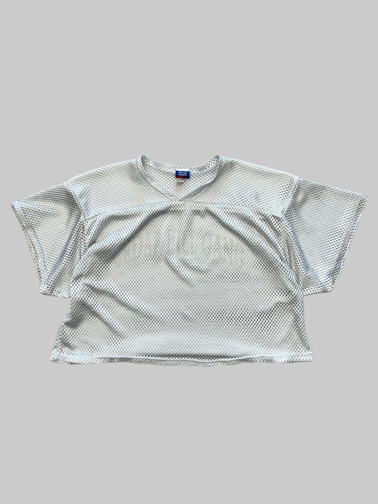 Silver Blank 90s Cropped Practice Jersey (L)