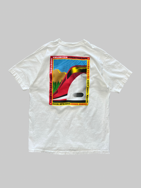 White 90s Marlboro Pocket T-shirt