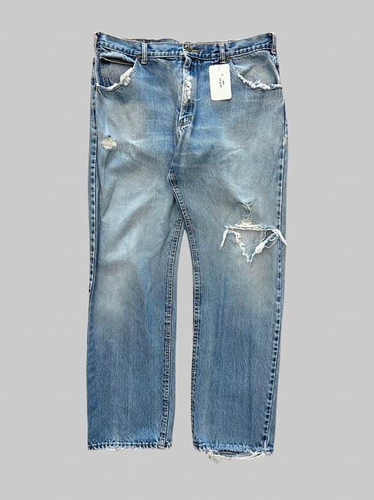 Blue Faded 90s LEE Riders Denim Pants (34X30) SKU1