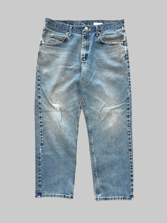 Blue washed 00’s Wrangler Denim Pants (34X29) SKU2