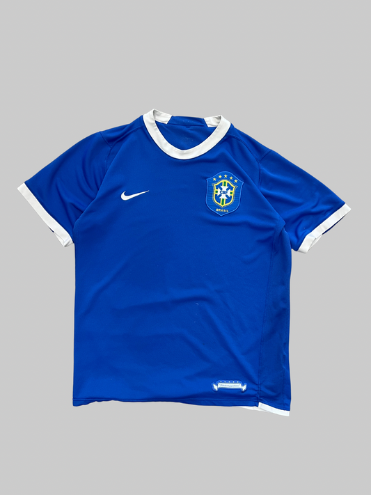 Blue 00s Nike soccer Brasil Mesh Jersey (M)