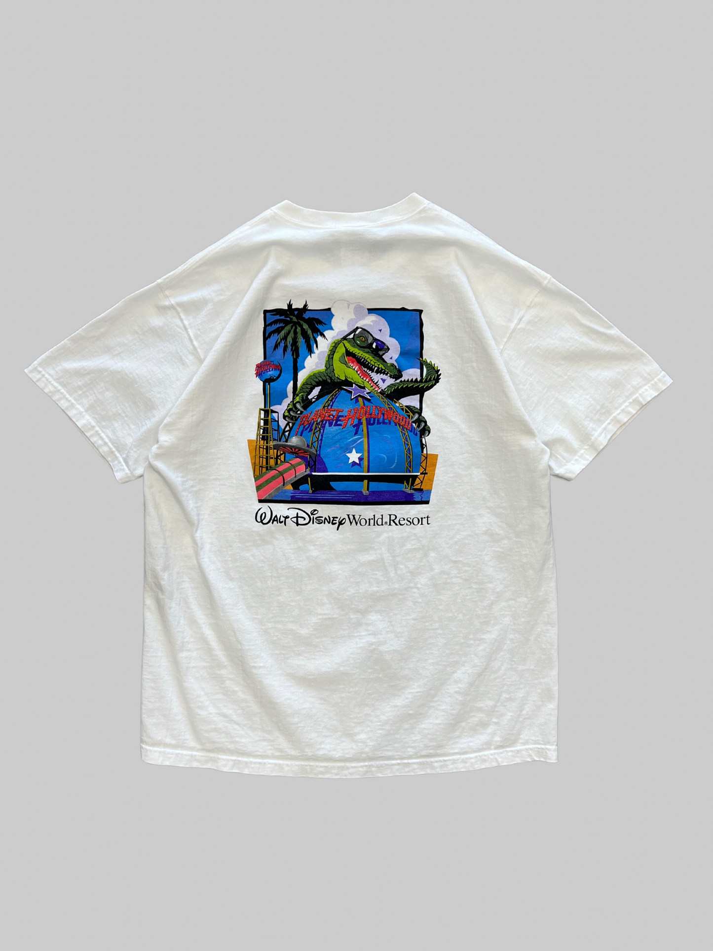 White 98’ Disney Planet Hollywood T-Shirt (XL)