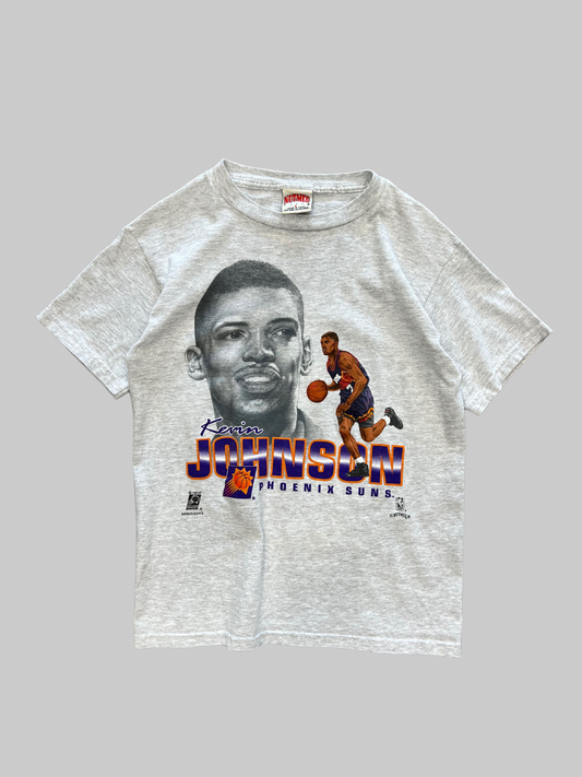 Grey 90’s Kevin Johnson Basketball T-Shirt (S)