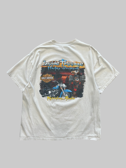 Tan 00s Harley Alaska T-shirt (XL)