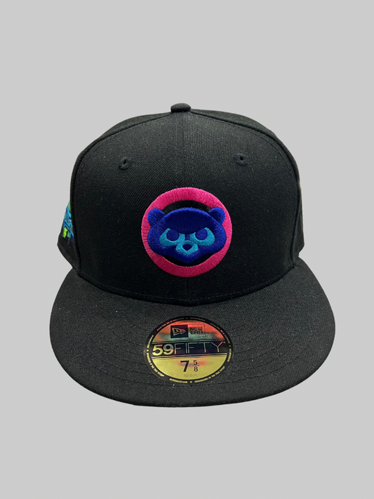 Black Cubs New Era Fitted Hat (7 5/8)