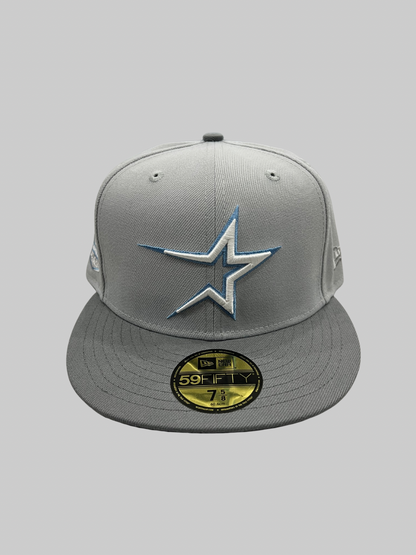 Grey Astros New Era Fitted Hat (7 5/8)
